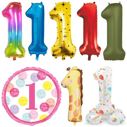1 Jaar Folie Ballonnen - Partywinkel