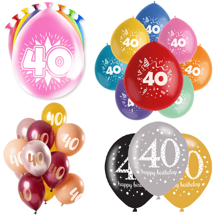 40 Jaar Latex Ballonnen - Partywinkel