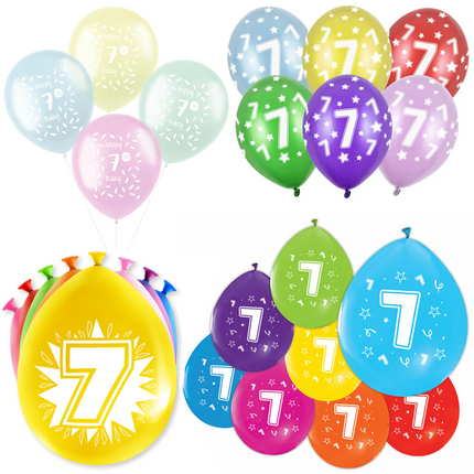 7 Jaar Latex Ballonnen