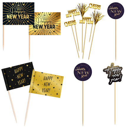 Oud en Nieuw Cocktailprikkers