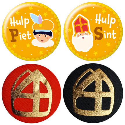 Sinterklaas Buttons