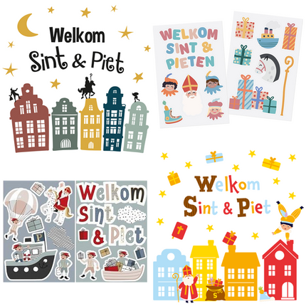 Sinterklaas Raamstickers