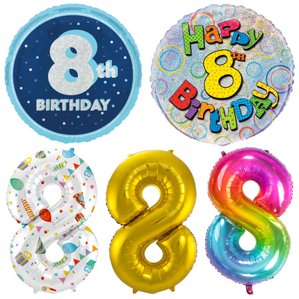 8 Jaar Folie Ballonnen