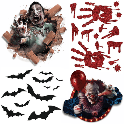 Halloween Muurstickers - Partywinkel