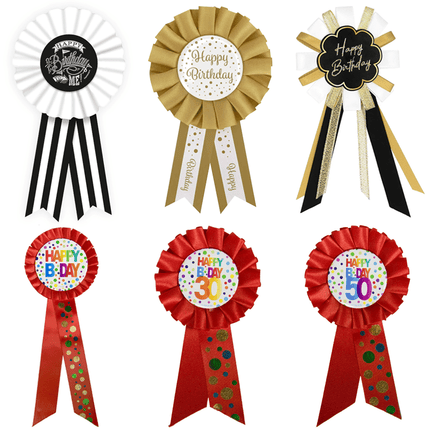 Happy Birthday Rozetten - Partywinkel