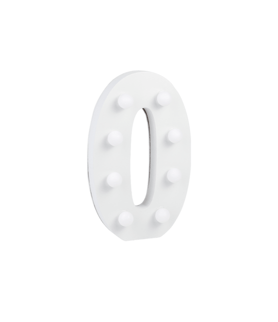 0 Licht Cijfer van Paper Dreams koop je bij Partywinkel