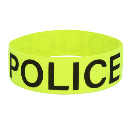 Polisarmband Gul Svart Uv