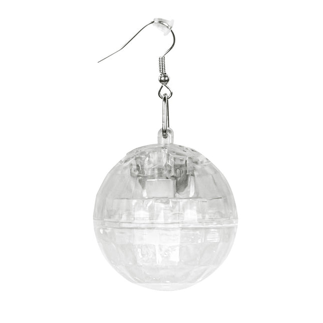 Par LED-örhängen Discoball