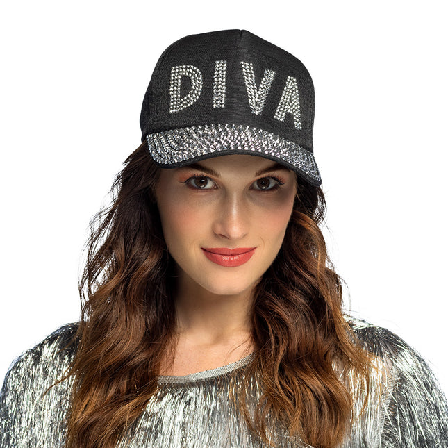 Cap 'Diva' diamant