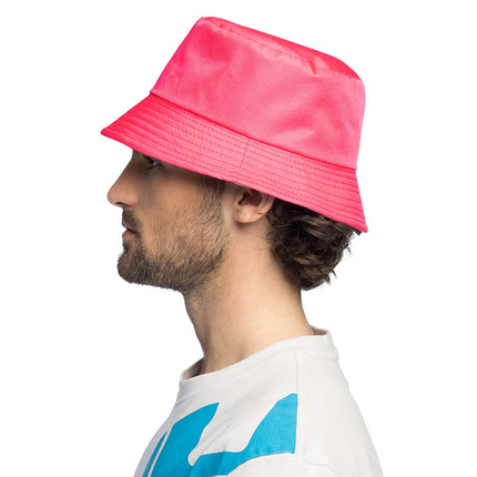 Bucket hat Rave neonrosa