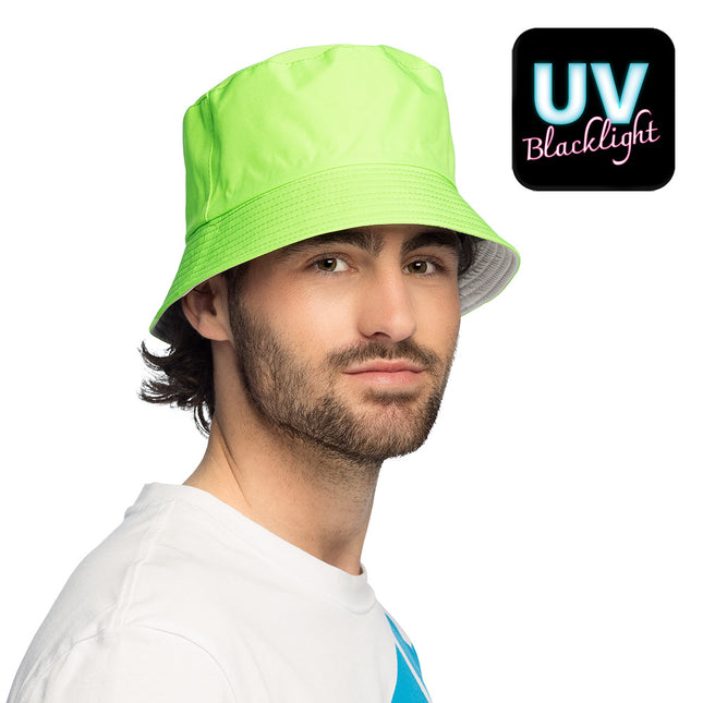 Bucket hat Rave neon green