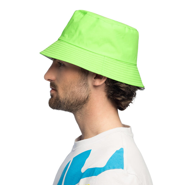 Bucket hat Rave neon green