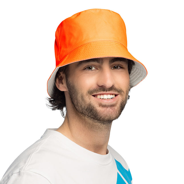 Bucket hat Rave neon orange