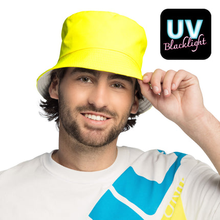 Bucket hat Rave neon gul