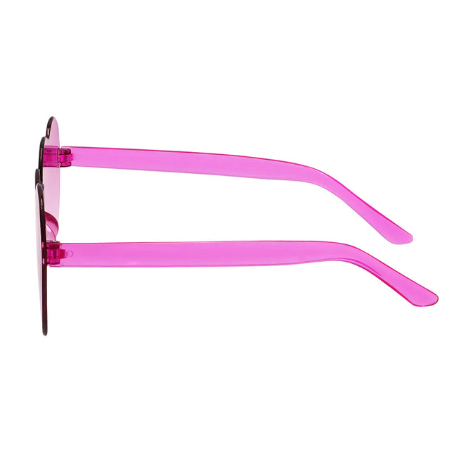 Party brile Festival hjärtan rosa