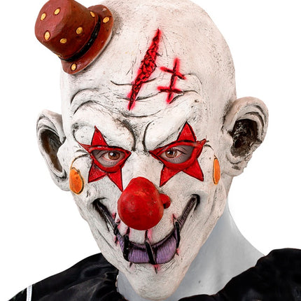 MÖRDARCLOWN MED FULLMASK OCH HATT