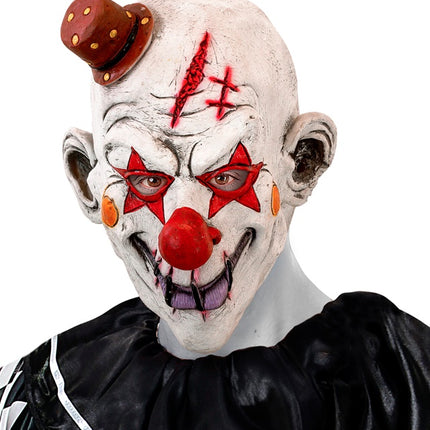 MÖRDARCLOWN MED FULLMASK OCH HATT