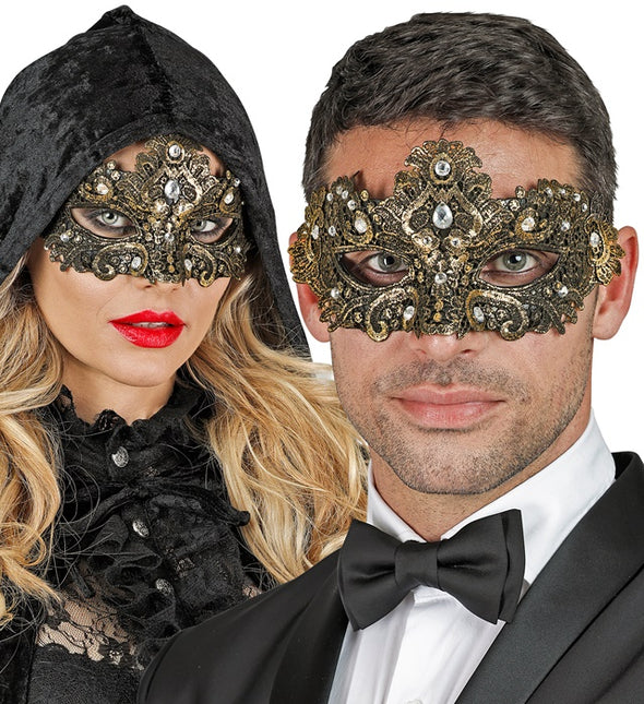 ÖGONMASK TEATER GULD