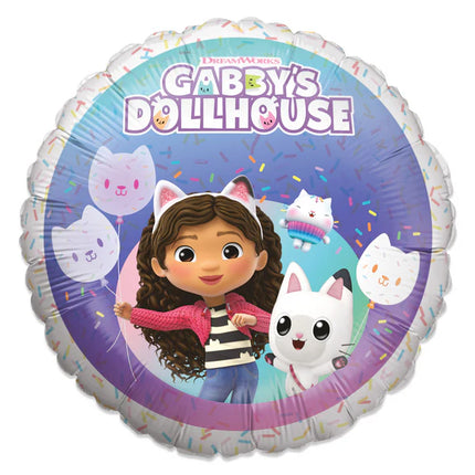 Gabby's Dollhouse Heliumballong, färgad, tom, 45 cm