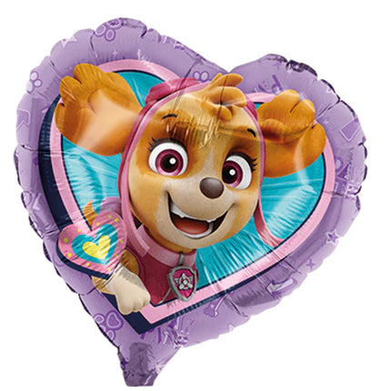 Paw Patrol heliumballong Skye, tom, 45 cm