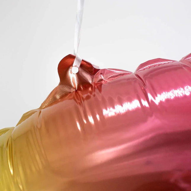 1 Jaar Cijfer Ballon Regenboog Leeg 85cm van VDV Benefit koop je bij Partywinkel