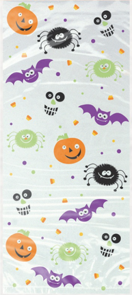 20 SPOOKY SMILES-CELLOVÄSKOR