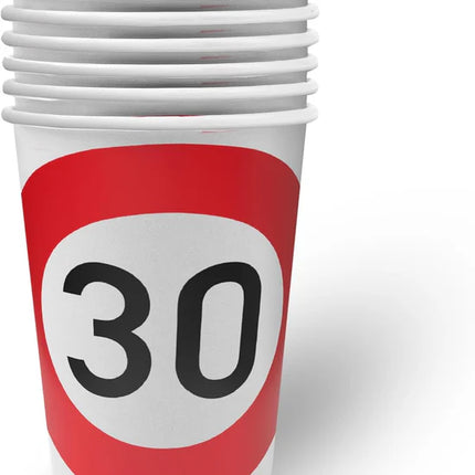 30 år – Bekers trafikskylt 250 ml