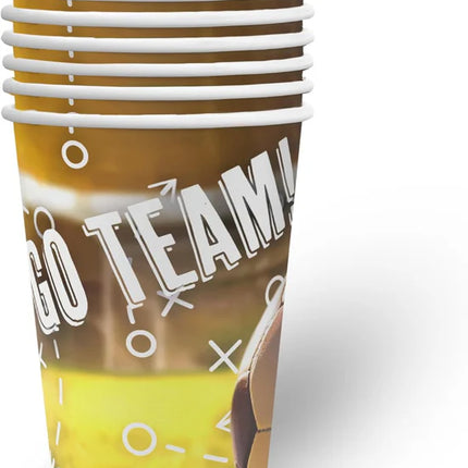 Fotbollskoppar Goal 250 ml, 8 st