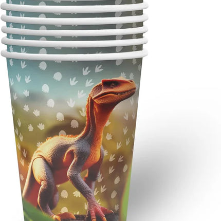 Dinosauriemuggar 250 ml, 8 st