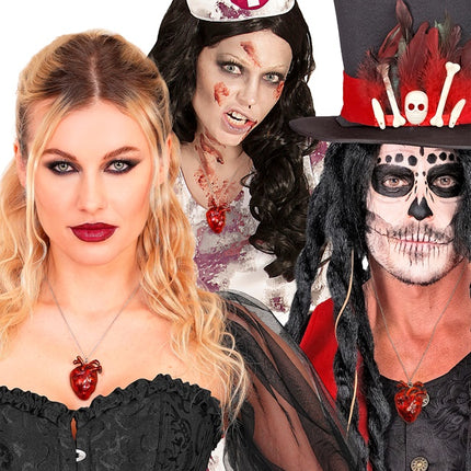 HALSBAND HJÄRTA HALLOWEEN