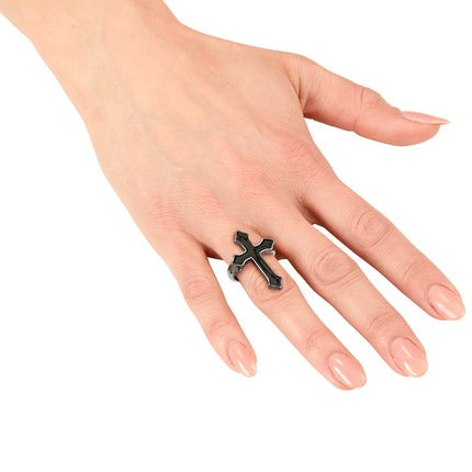 RING KORS SVART
