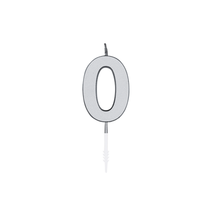 0 Ljus, silvermetallic, 4,5 cm