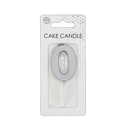 0 Ljus, silvermetallic, 4,5 cm