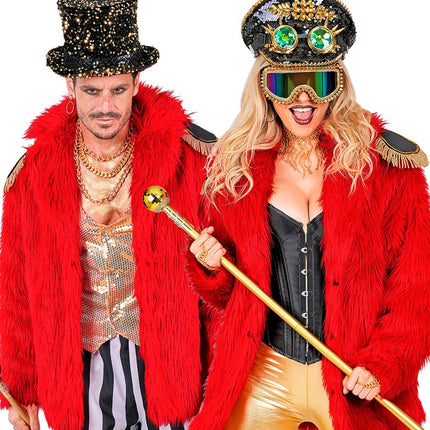 Pälskappa Plush Röd