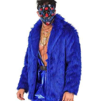 Pälskappa Plush Blue