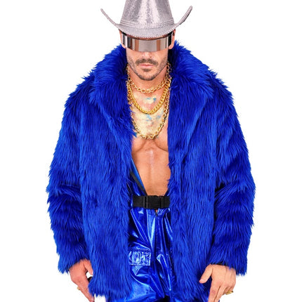 Pälskappa Plush Blue