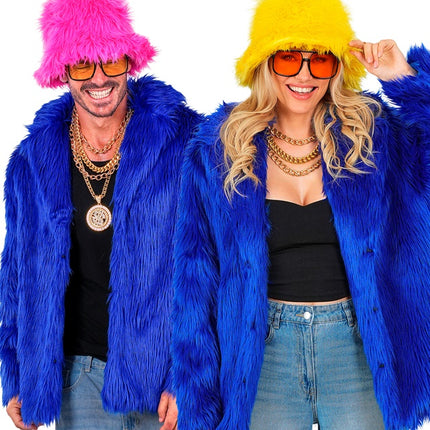 Pälskappa Plush Blue