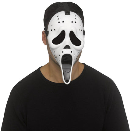 Ghostface-mask för hockey