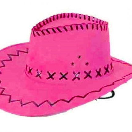 Cowboyhatt rosa