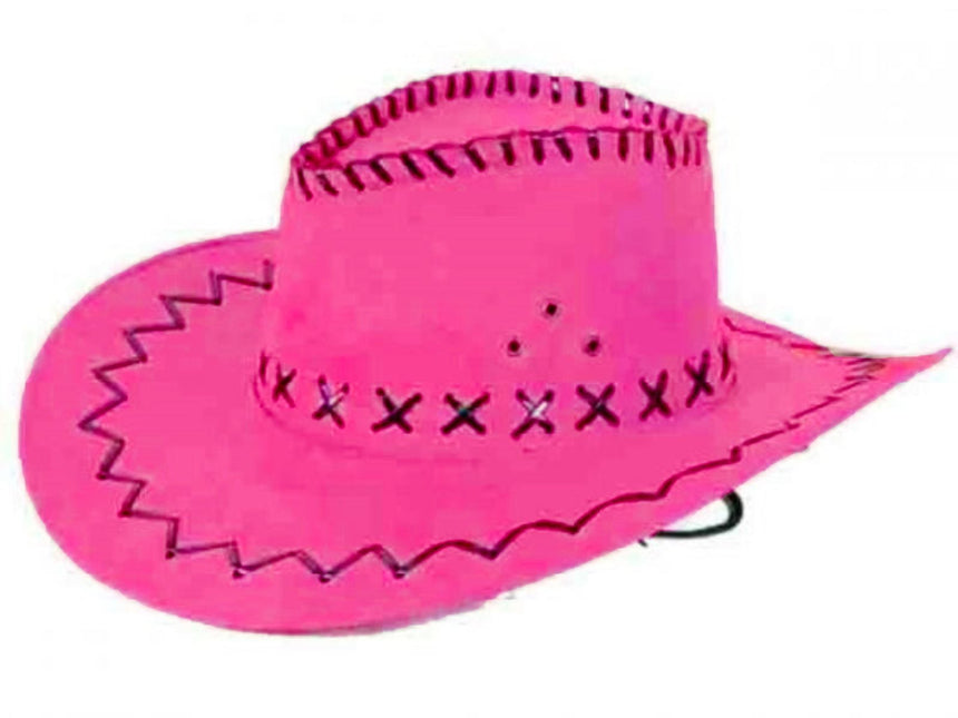Cowboyhatt rosa