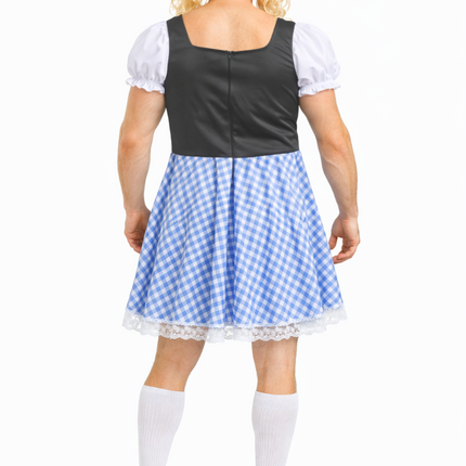 Blå dirndl-klänning för Oktoberfest för herrar