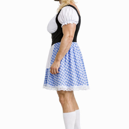 Blå dirndl-klänning för Oktoberfest för herrar
