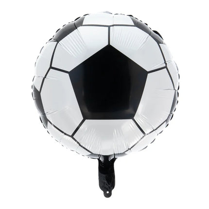 Fotbollsballong i helium, rund, tom, 45 cm