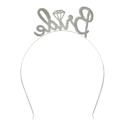 Metalldiadem ”Bride” med diamant