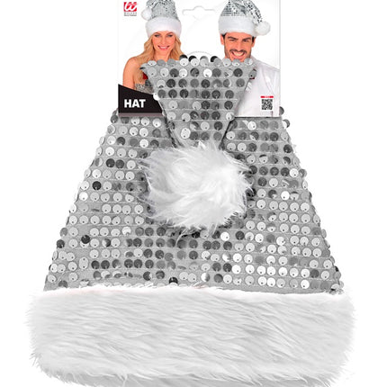 TOMTEMÖSSA PLYSCH OCH PALJETTER SILVER