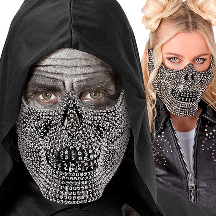 SKALLE MASK STRASSSTENAR