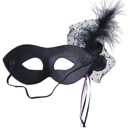 Lila ögonmask blomma paljetter