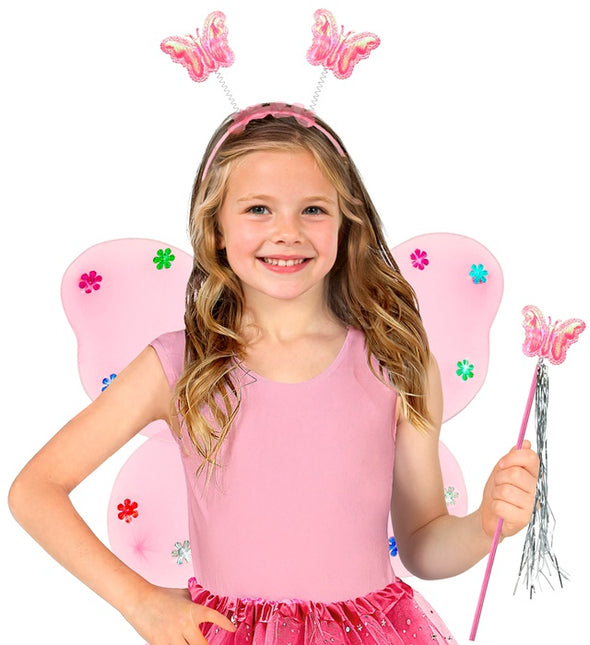 FJÄRILSUPPSÄTTNING ROSA