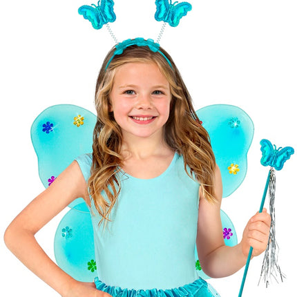 FJÄRILSUPPSÄTTNING BLÅ