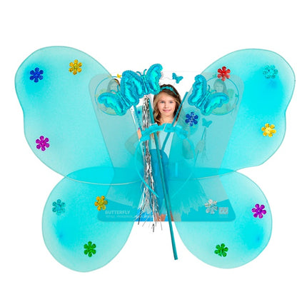 FJÄRILSUPPSÄTTNING BLÅ